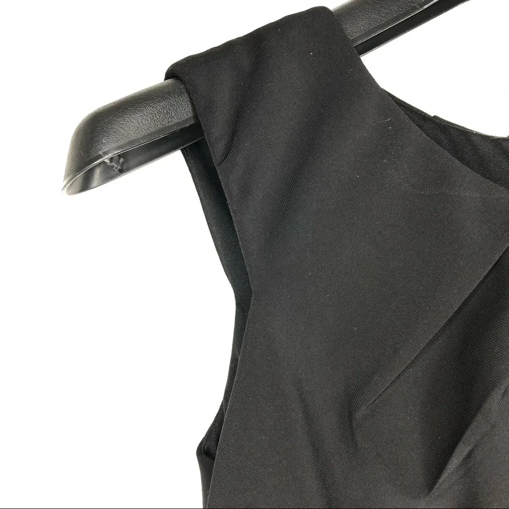 ADRIANNA PAPELL little black dress with decorative chest and back; size … - Picture 12 of 13